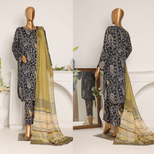 HZ LINEN WINTRY I DIGITAL PRINTED COLLECTION I 3 PIECE UNSTITCHED I SHOP NOW