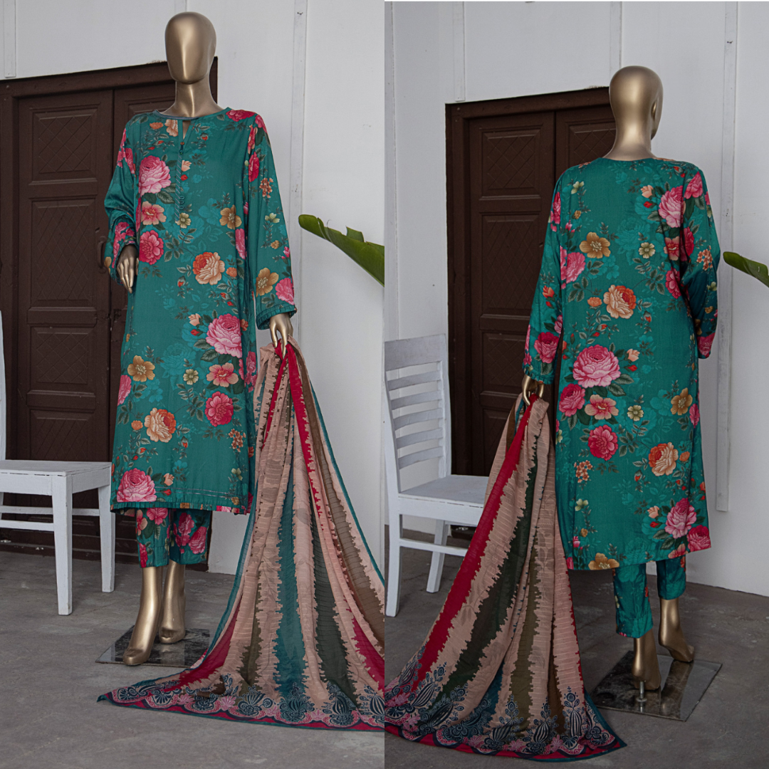 HZ LINEN WINTRY I DIGITAL PRINTED COLLECTION I 3 PIECE UNSTITCHED I SHOP NOW