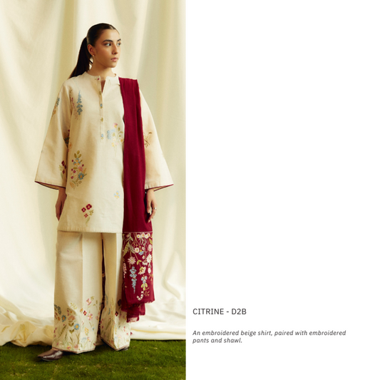 COCO by ZARA SHAHJAHAN I CITRINE I SUHAIMA COLLECTION I ONLINE STORE I UNSTITCHED